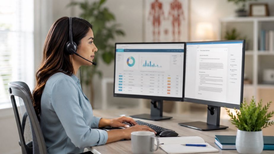 Physical Therapy Virtual Assistant managing denials and claim appeals in PT clinic