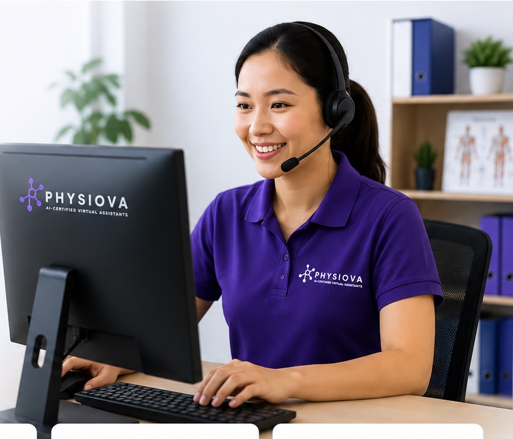 Licensed physical therapy virtual assistant supporting a PT clinic
