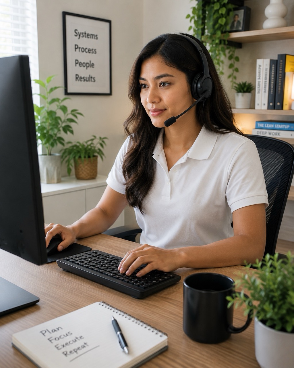 Licensed physical therapy virtual assistant managing a new patient inquiry workflow