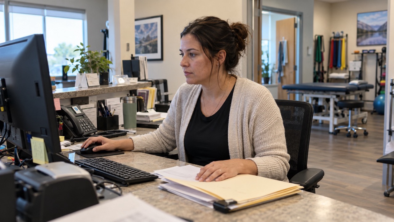 PT prior authorization tracking workflow for physical therapy clinics